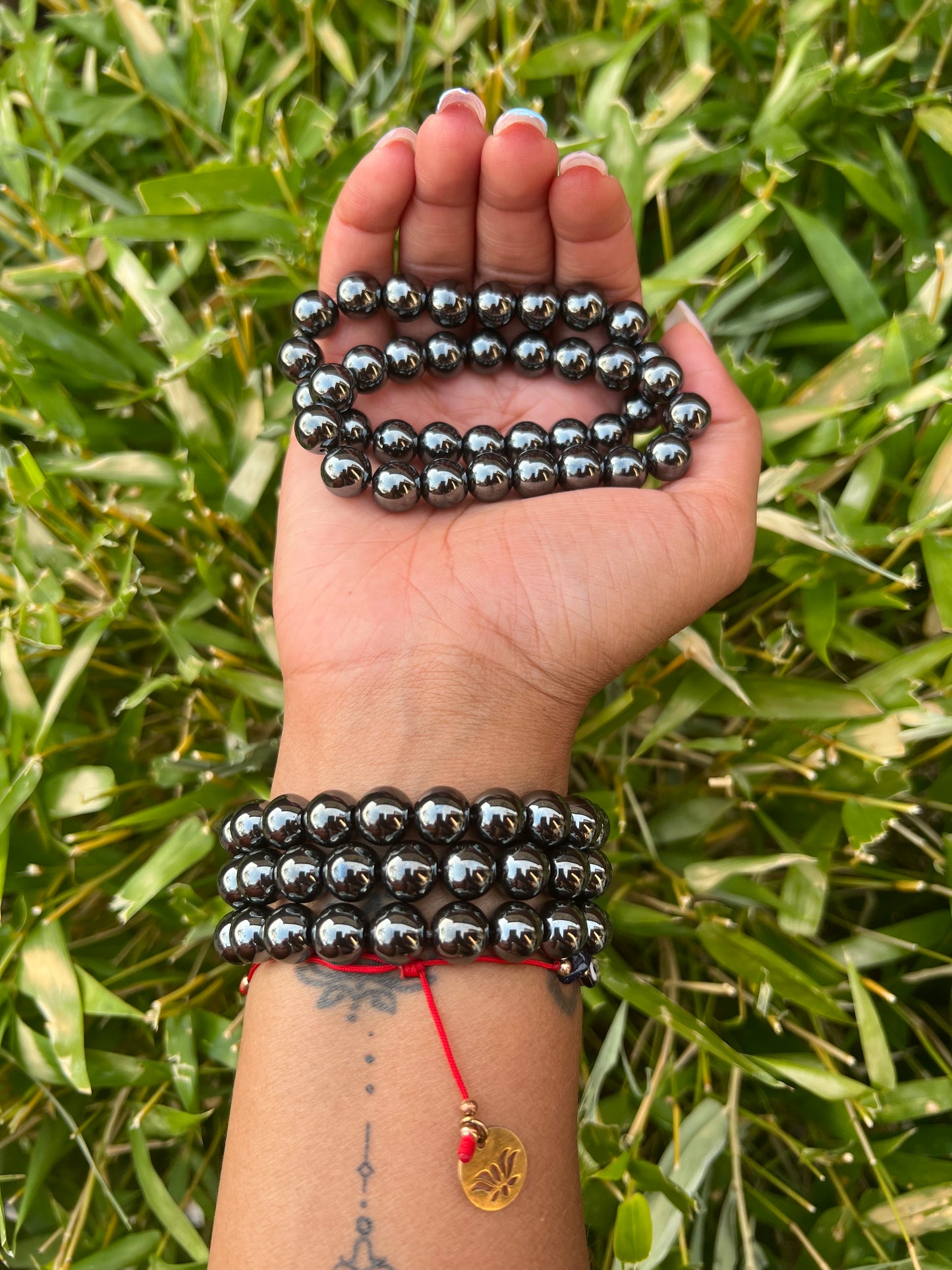Hematite Bead Bracelet