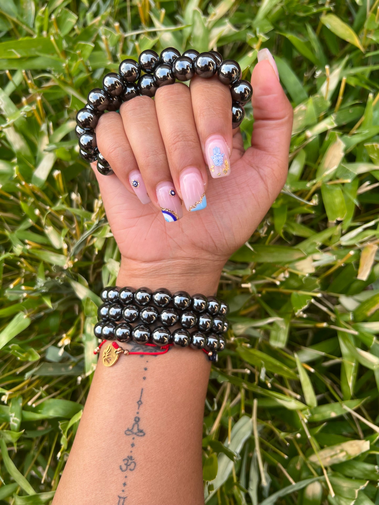 Hematite Bead Bracelet