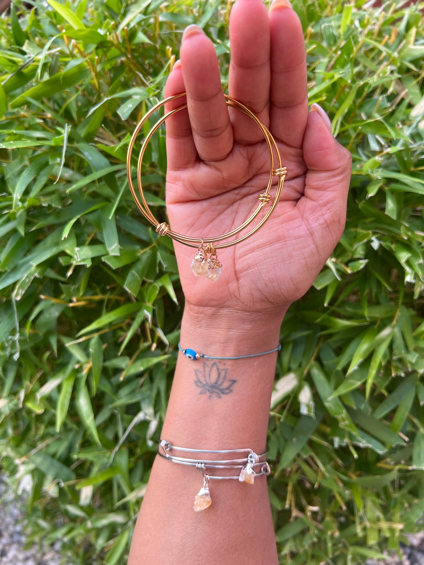 Crystal Stone Bangle