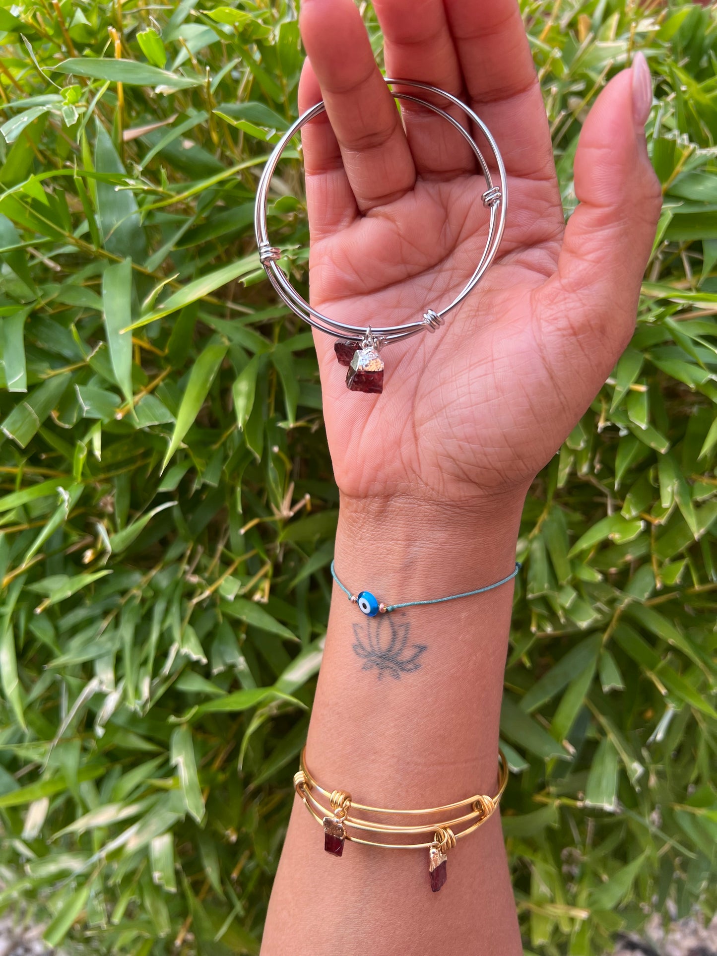 Crystal Stone Bangle