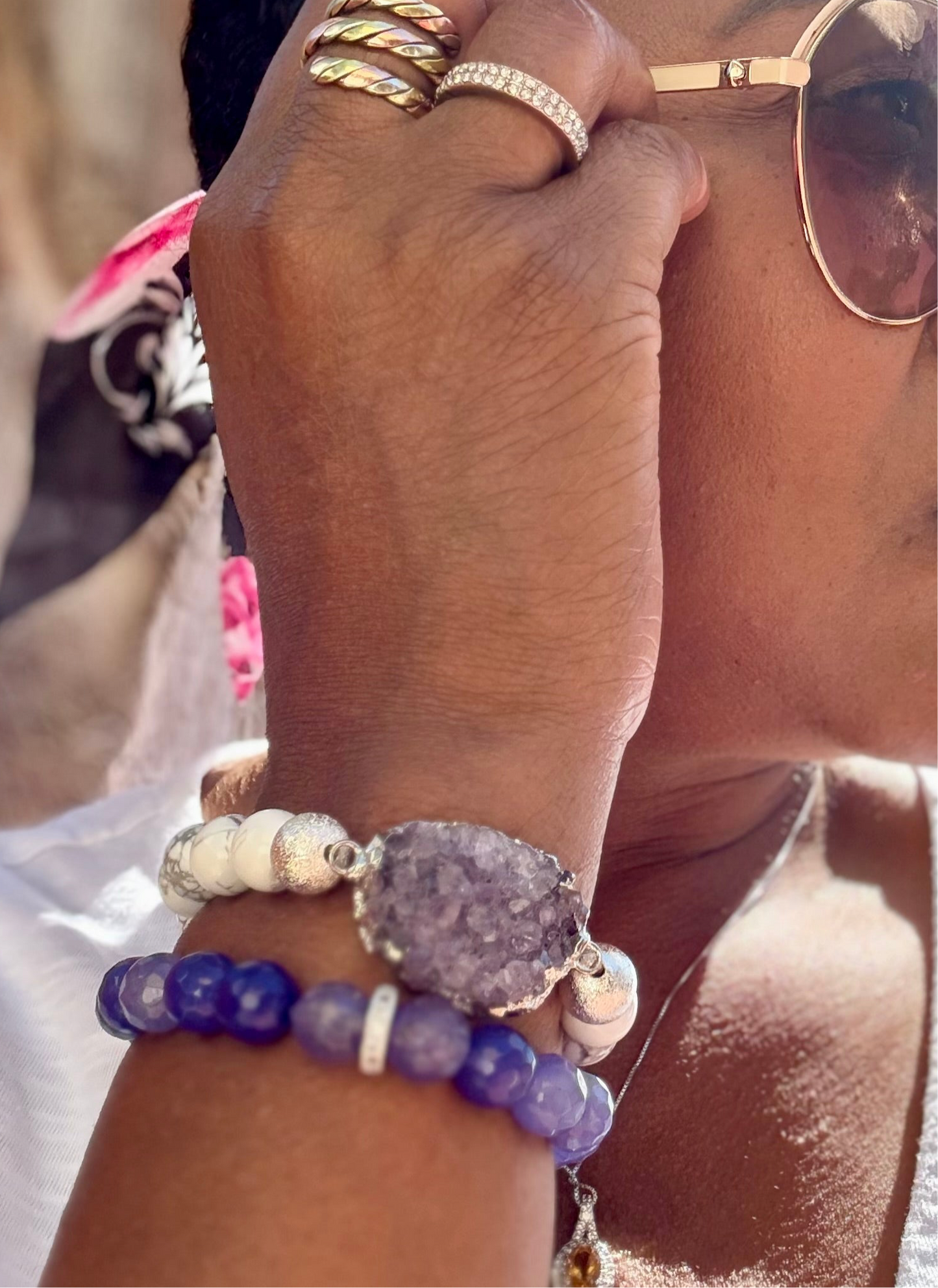 Royal Druzy Stack