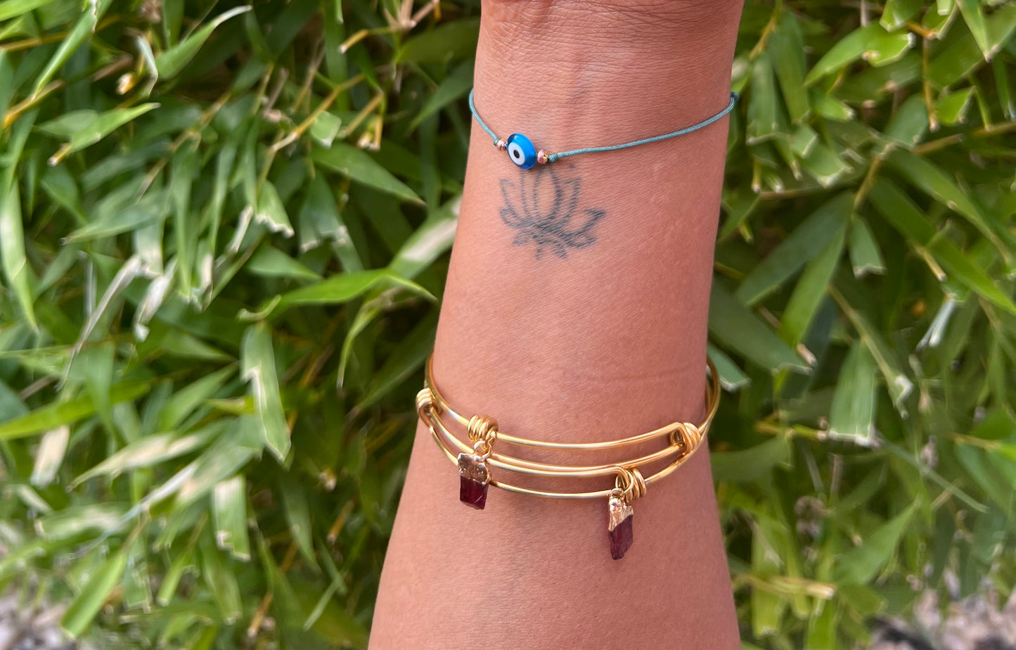 Crystal Stone Bangle