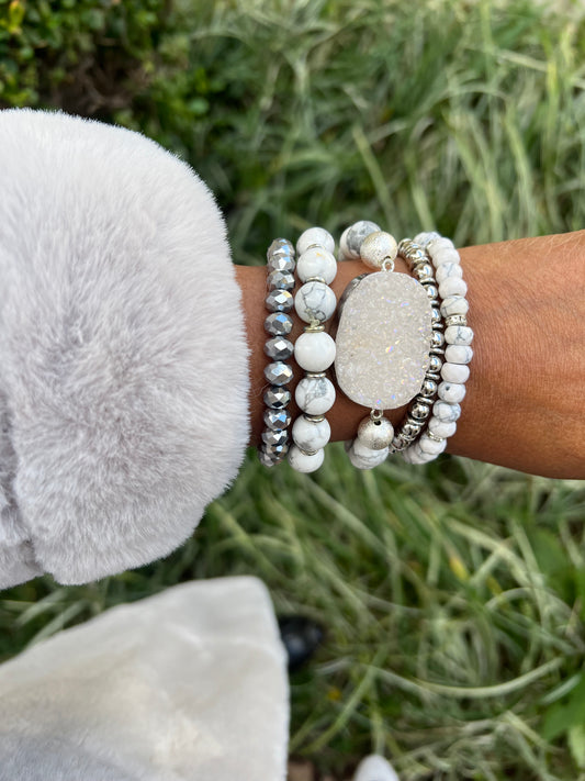 Aspen Druzy Stack