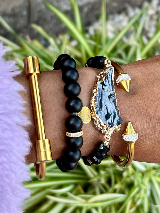 Bold and Beautiful Agate Stack