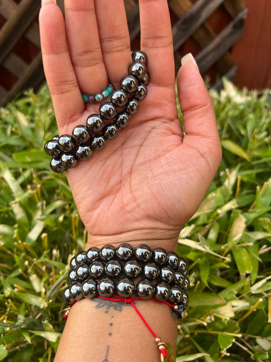 Hematite Bead Bracelet