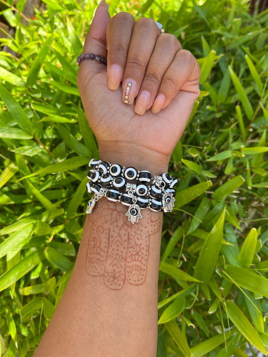 Black Evil Eye Hamsa