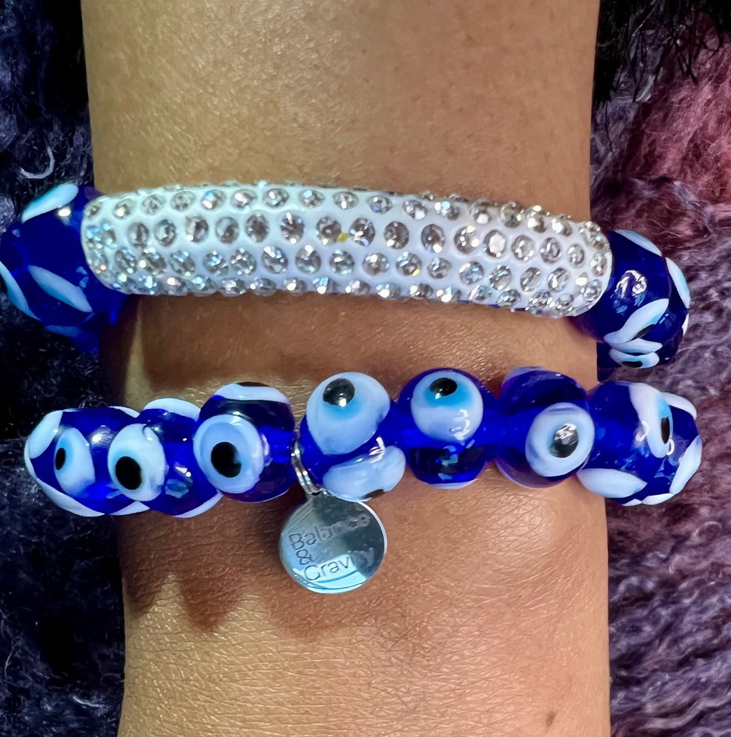 Evil Eye Bead Bracelet