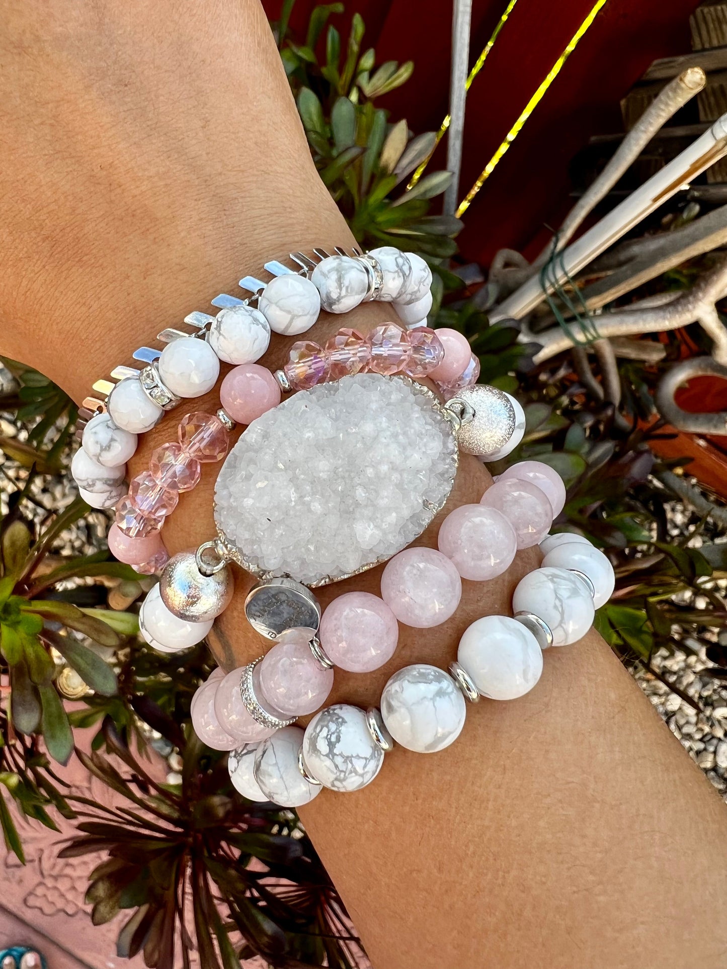 Love & Light Druzy Stack